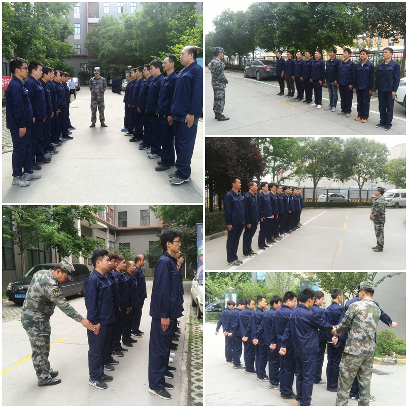 萬威機(jī)械生產(chǎn)部軍訓(xùn)圓滿完成