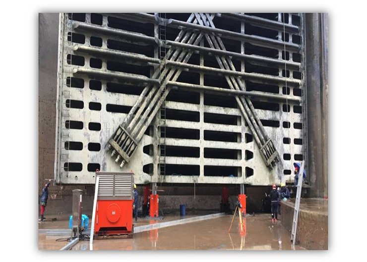 三峽南北二線提升器，提升高度175m ～185m