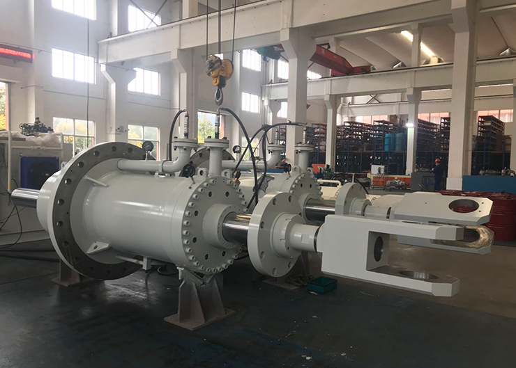 大藤峽電站水輪機接力器，單機容量20萬千瓦